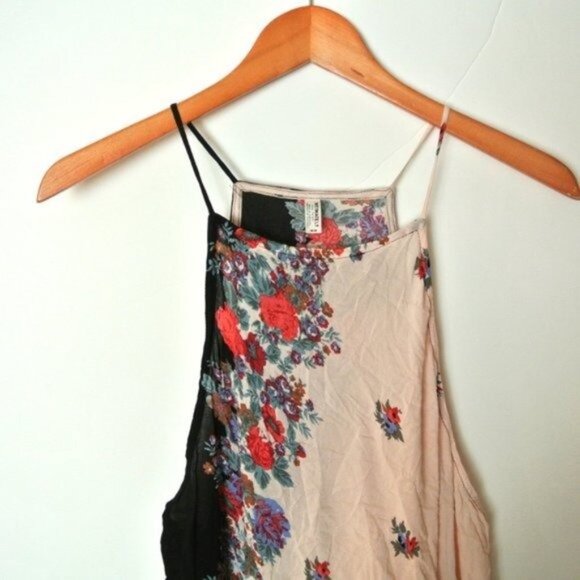 Free People It's a Cinch Printed Slip Mini Dress M - Picture 7 of 12